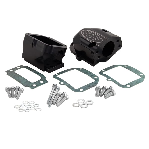 Ansaugstutzen SIP PERFORMANCE 6-Klappen schwarz eloxiert f�r Vespa 125 VNA-TS-150 VBA-Super-160 GS-180 SS-Rally-PX80-200-PE-Lusso-T5