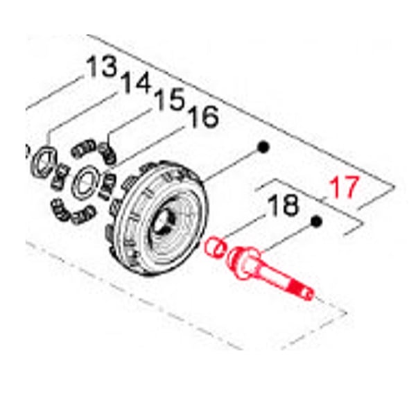 Antriebswelle PIAGGIO- Kupplung f�r PIAGGIO Beverly-MP3-X10 350ccm 4T LC