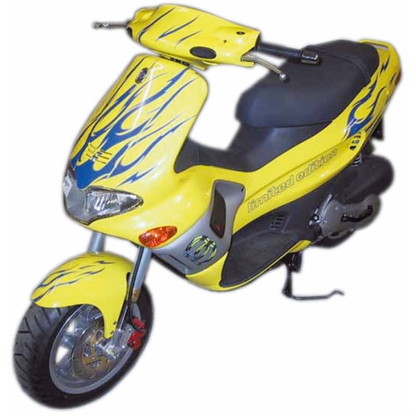 Aufkleberdekorset mit Motiv Flammen f�r GILERA Runner