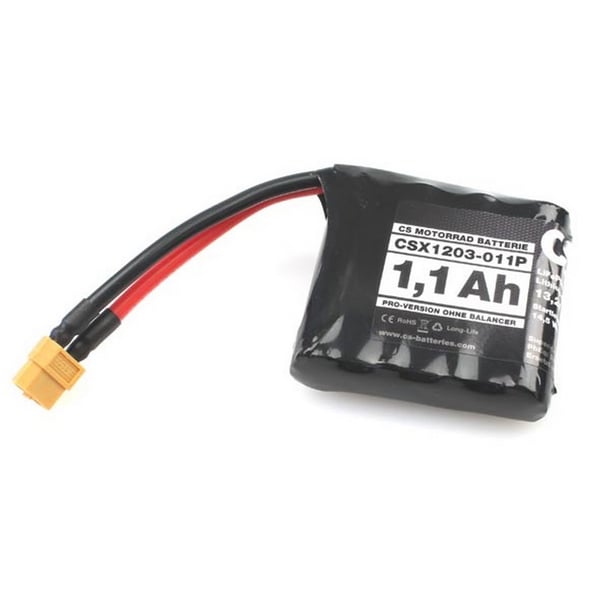 Batterie CS-ELECTRONIC 12V-1-1Ah- CSX1203-011P Versorgungs-Batterie f�r Vespa-Lambretta