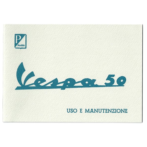 Bedienungsanleitung f�r Vespa V50 V5A1T PIAGGIO f�r Vespa V50 V5A1T