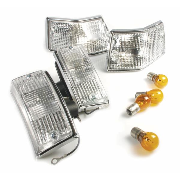 Blinker Kit PIAGGIO vorne und hinten fr Vespa PX80-200-PE-Lusso-T5 Classic fr Vespa PX80-200-PE-Lusso-T5 Classic