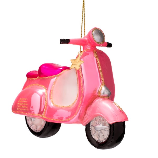Christbaumschmuck VONDELS mit Motiv Roller pink 