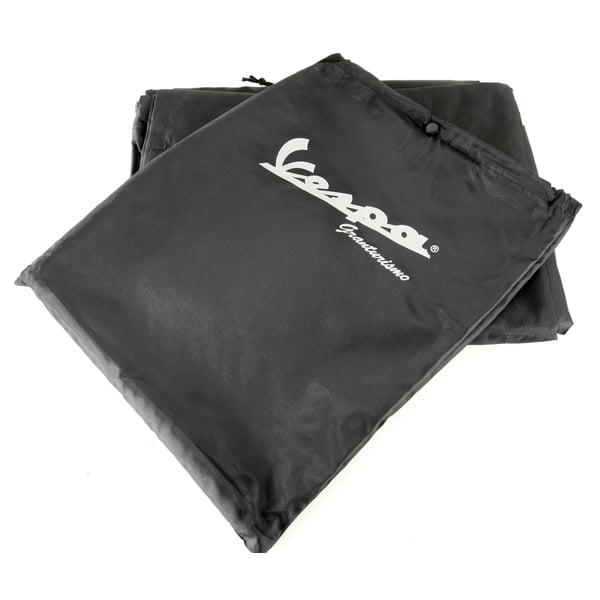 Faltgarage PIAGGIO mit Vespa Schriftzug schwarz f�r Vespa GT-GTS-GTV-GT60- 125-300ccm