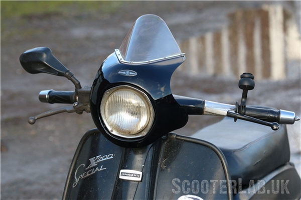 Flyscreen SLUK XL5 SX fr Lambretta LIS 125-150-SX 150 -200-TV 175-200 3- fr Lambretta LIS 125-150-SX 150 -200-TV 175-200 3