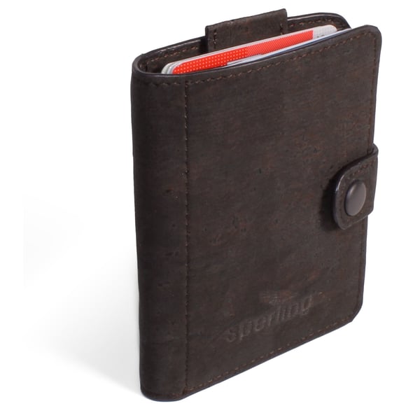 Geldbeutel Sperling mit SIP Logo Kork braun 