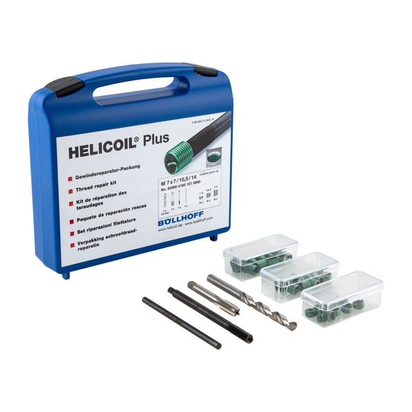 Gewindereparatursatz M7x7-10-5-14 mm- BÖLLHOFF HELICOIL(R) Plus Kit Gewindereparatursatz M7x7-10-5-14 mm- BÖLLHOFF HELICOIL(R) Plus Kit