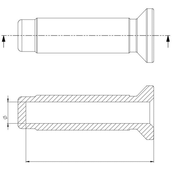 Griffe CIF - 22-24 mm L 120 mm- 267205 - 267206 f�r PIAGGIO Sfera-SI 50-80ccm 2T AC