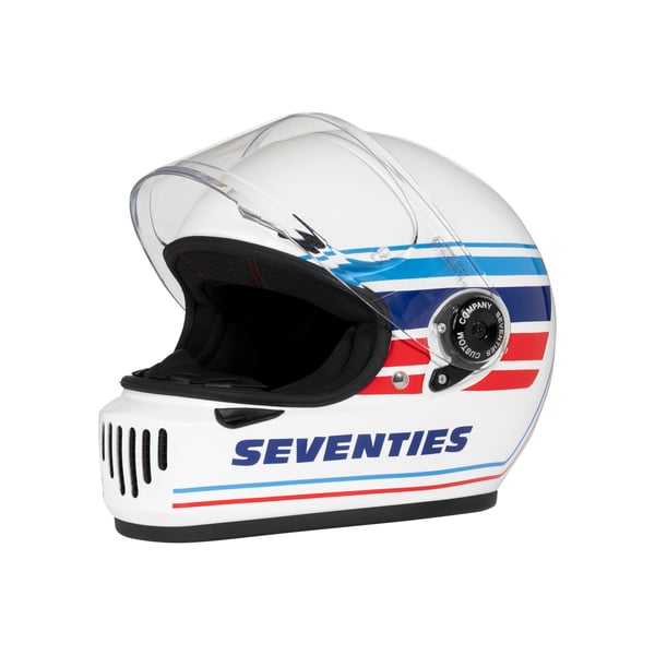 Helm 70-S GT - Gran Turismo- weiss- Gr- XL- 61-62 cm Integralhelm