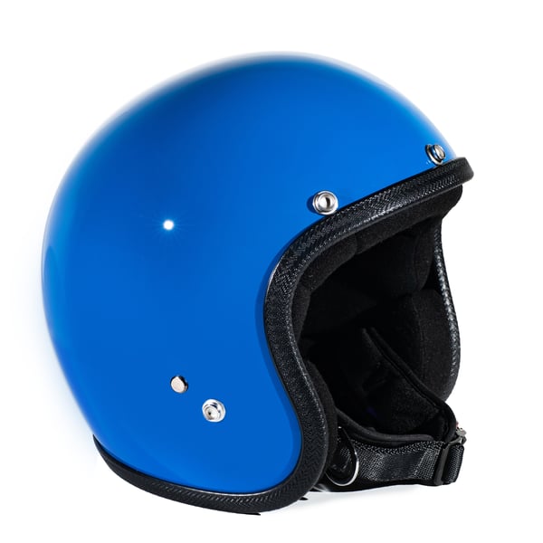 Helm 70-S PASTELLO Vintage- blau- Gr- L- 59-60 Jethelm
