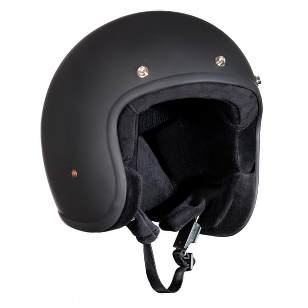 Helm BANDIT ECE Jet- schwarz matt- Gr- M- 57cm Jethelm