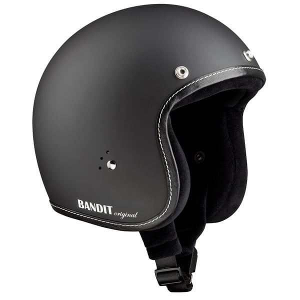 Helm BANDIT PREMIUM- schwarz matt- Gr- S- 55-56cm Jethelm
