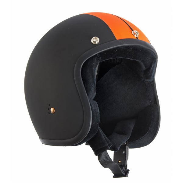 Helm BANDIT Race Jet- schwarz matt-orange- Gr- M- 58cm Jethelm