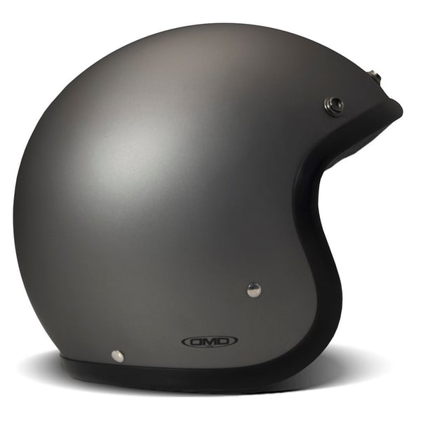 Helm DMD RETRO- grau matt- Gr- XS- 54cm Jethelm