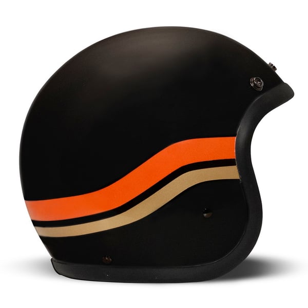 Helm DMD RETRO Sunset- schwarz matt- Gr- S- 55cm Jethelm