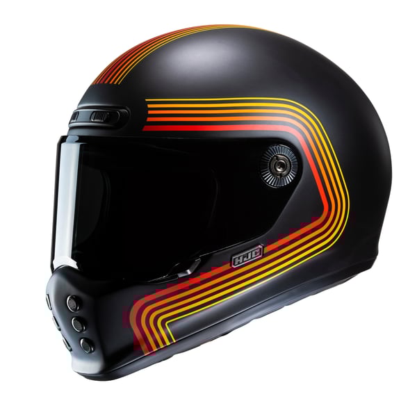 Helm HJC V10- schwarz matt- Gr- L- 58-59 cm Integralhelm