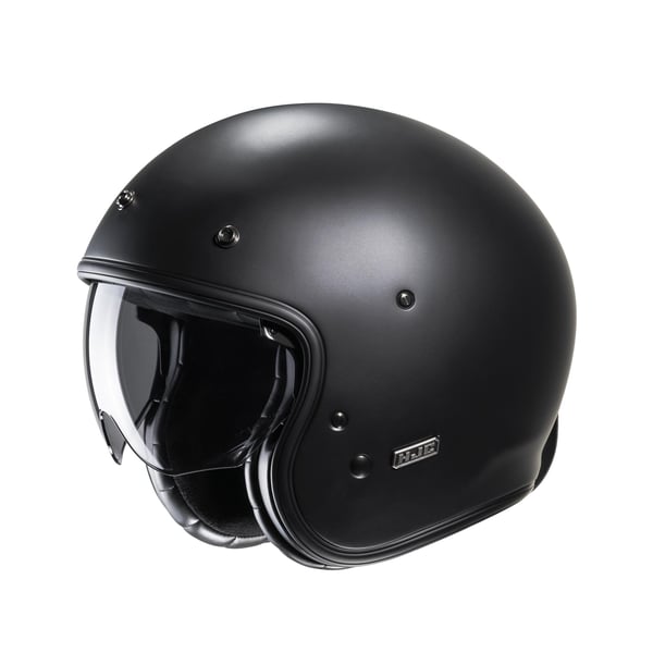 Helm HJC V31 Solid- schwarz matt- Gr- M- 57-58 cm Jethelm