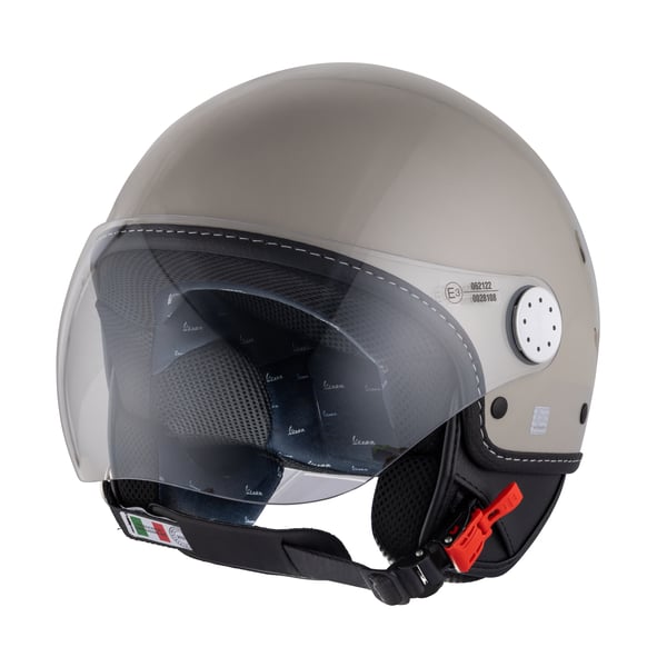 Helm PIAGGIO Vespa Demi Jet Langhe- beige- Q01- Gr- L2- 60cm Jethelm