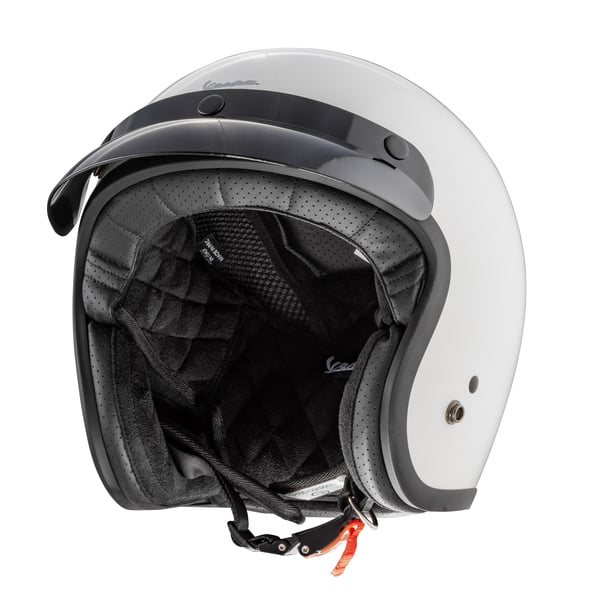 Helm PIAGGIO Vespa Versilia- weiss gl�nzend- Gr- XS- 54cm Jethelm