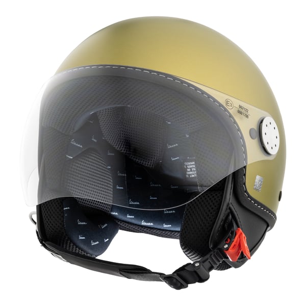 Helm PIAGGIO Vespa Visor 4-0- gr�n matt- Verde Ambizioso V03- Gr- M- 57-58cm Jethelm