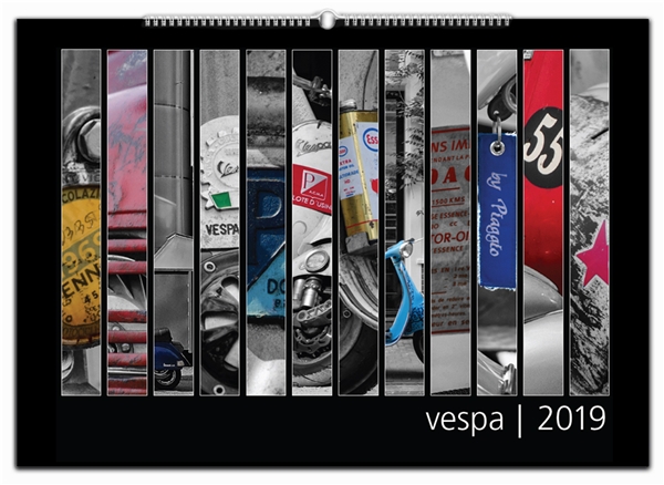 Kalender VESPA 2019 Colourkey Limited Edition 