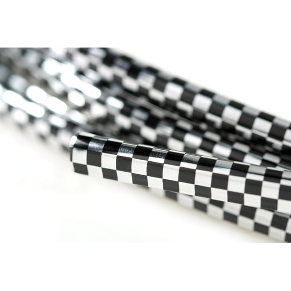 Kantenschutz chrom-schwarz Karo 