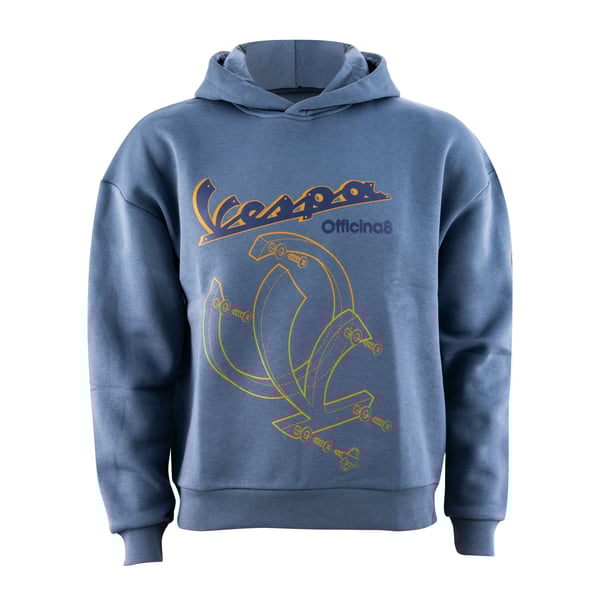 Kapuzen-Sweatshirt-Hoodie PIAGGIO Vespa Officina 8 Gr�sse: M f�r M�nner