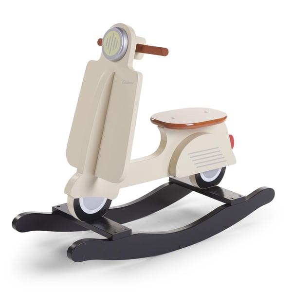 Kinder Schaukel CHILDHOME mit Motiv Vespa Motorroller creme 