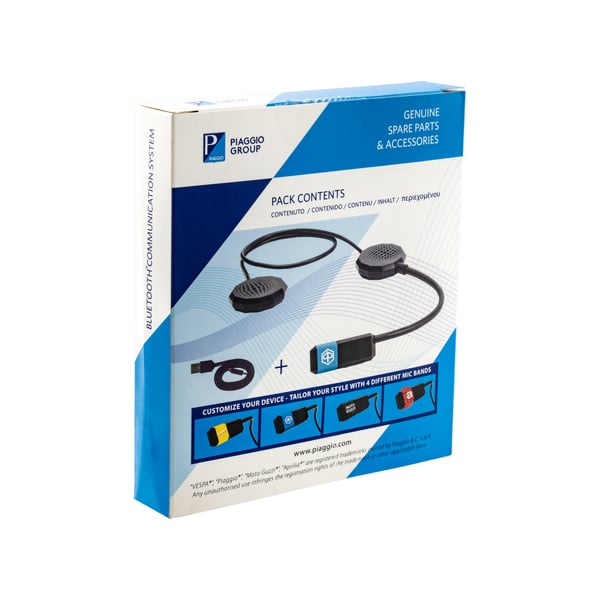 Kommunikationssystem PIAGGIO f�r Motorrad- und Vespahelm- 