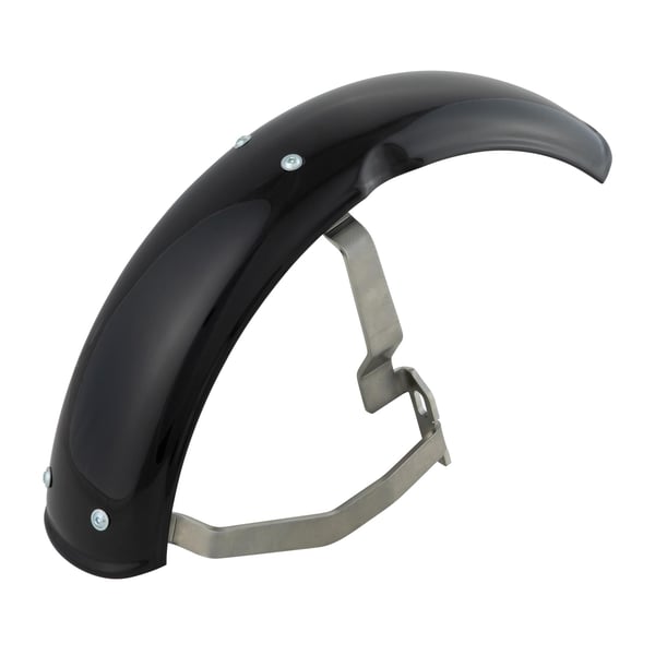 Kotfl�gel SIP Garelli 2-0- vorne Metall schwarz gl�nzend f�r Vespa PK50-125 S-XL-XL2-Automatica-PX80-200-PE-Lusso-98-MY-T5