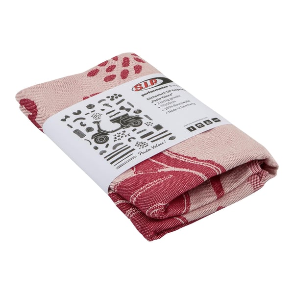 K�chentuch SIP Pasta Veloce rot 