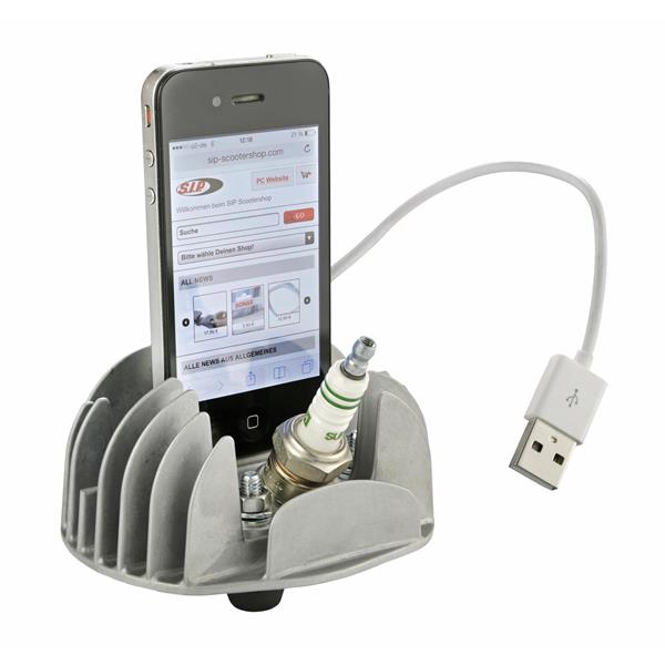 Ladestation SIP fr iPhone 2-3-3G-4-4S -Vespa Zylinderkopf- 