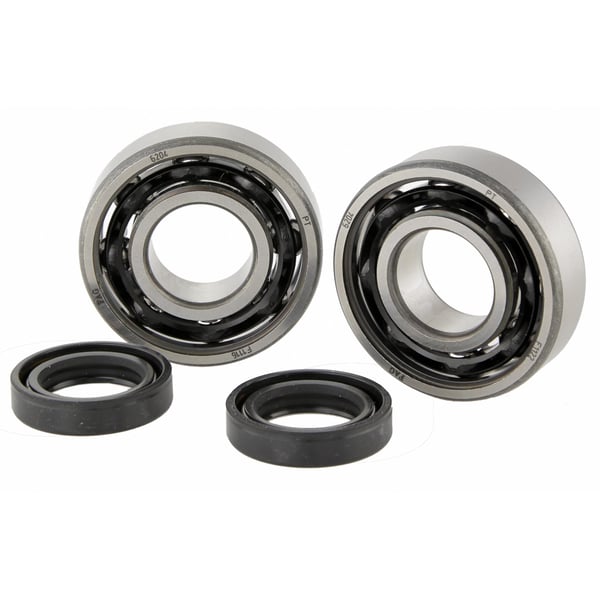 Lagersatz Kurbelwelle Lichtmaschinenseite und Kupplungsseite (LIMA und KULU) 100009 f�r PEUGEOT liegend 50ccm 2T AC-LC f�r PEUGEOT Jet Force C-Tech-Ludix Blaster-Classic-Elegance-One-Snake-Trend-Speedfight III