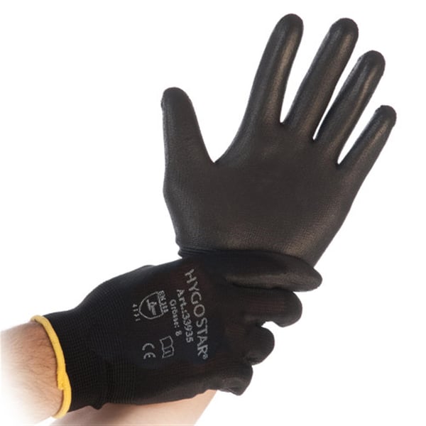 Mechaniker-Handschuhe HygoStar Black Ace Gr�sse: 7-S Unisex