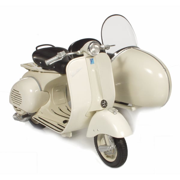 Modell FORME Vespa 150 VL1T mit Seitenwagen Elfenbein Modell FORME Vespa 150 VL1T mit Seitenwagen Elfenbein