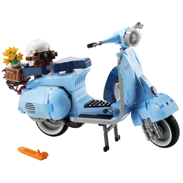 Modell LEGO CREATOR EXPERT 10298 mit Motiv Vespa 125 1960s Motorroller hellblau 