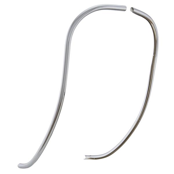 Monoschlitzrohr CUPPINI Beinschild fr Lambretta 125 LI 1-2-150 LI 1-2-175 TV 1-2- fr Lambretta 125 LI 1-2-150 LI 1-2-175 TV 1-2
