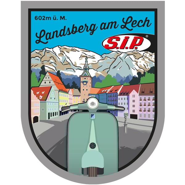 Passaufkleber SIP mit Motiv Landsberg 