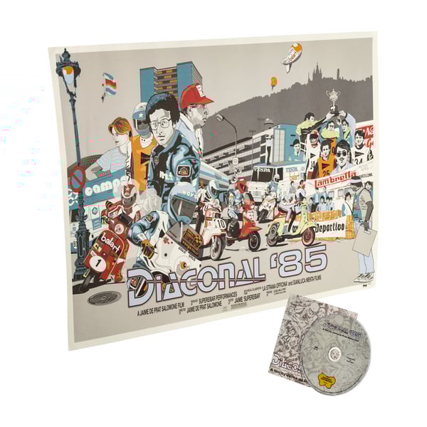 Poster-DVD Set Diagonal -85 Stadtrennen Barcelona Poster-DVD Set Diagonal -85 Stadtrennen Barcelona