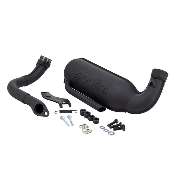 Rennauspuff POLINI Original for Polini Evolution Cylinder 200-2034R- Stahl f�r Vespa 90-R-SS-100-125-PV-ET3