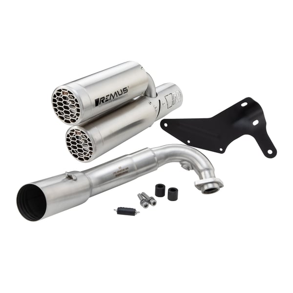 Rennauspuff REMUS Double Mesh f�r Vespa GTS-GTS Super-GTV 300ccm (-20-)