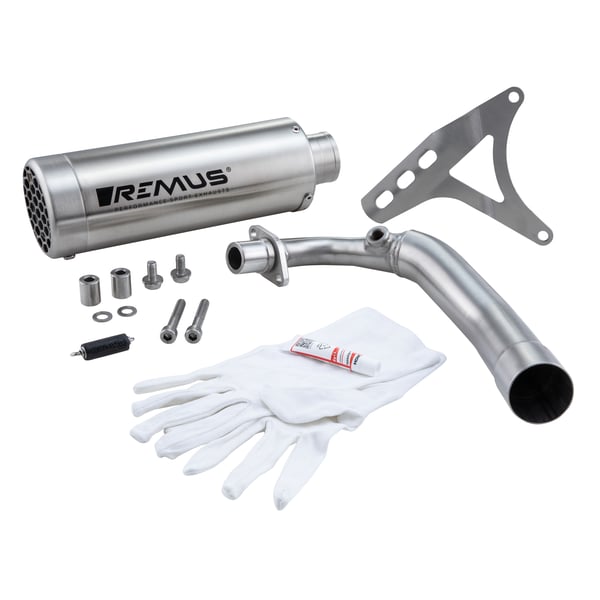 Rennauspuff REMUS Mesh f�r Vespa Primavera-Sprint 50ccm 4T Euro5 (-22-)