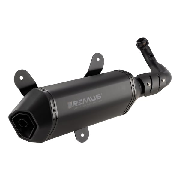 Rennauspuff REMUS NOTTE Black Edition f�r Vespa GTS-GTS Super-GTV 300ccm HPE (-20-)