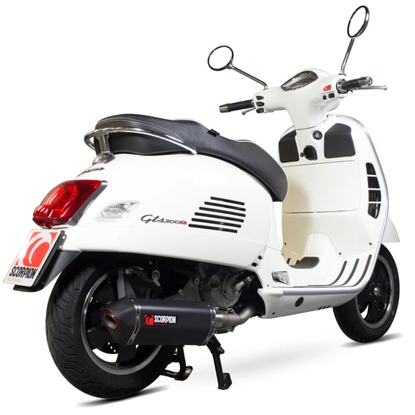 Rennauspuff SCORPION Red Power f�r Vespa GTS-GTS Super-GTV-GT 60 i-e- 125-300ccm (-16)