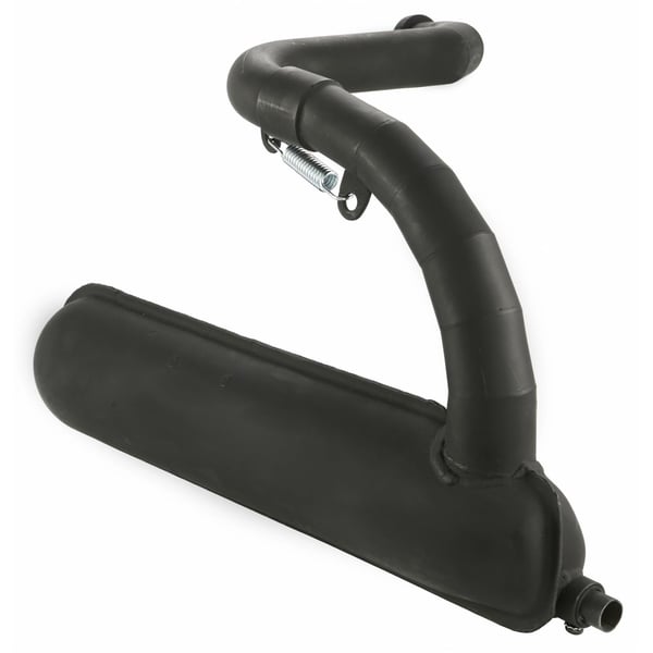 Rennauspuff SIP Road Banane 0237 - 0238- Stahl schwarz f�r Vespa 90-R-SS-100-125-PV-ET3