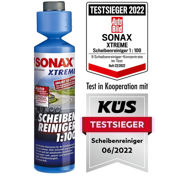 Scheibenreiniger SONAX XTREME Konzentrat 1:100- ergibt 25 Liter 