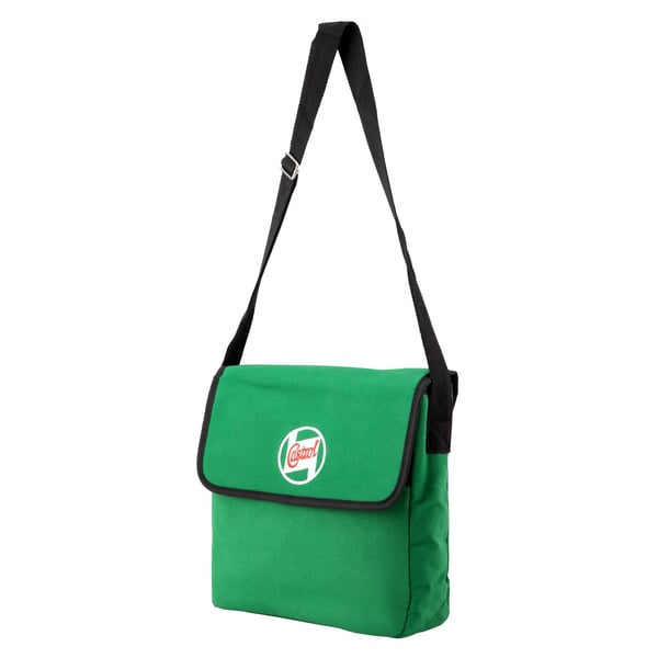 Schultertasche CASTROL CLASSIC Logo gr�n-weiss-rot 
