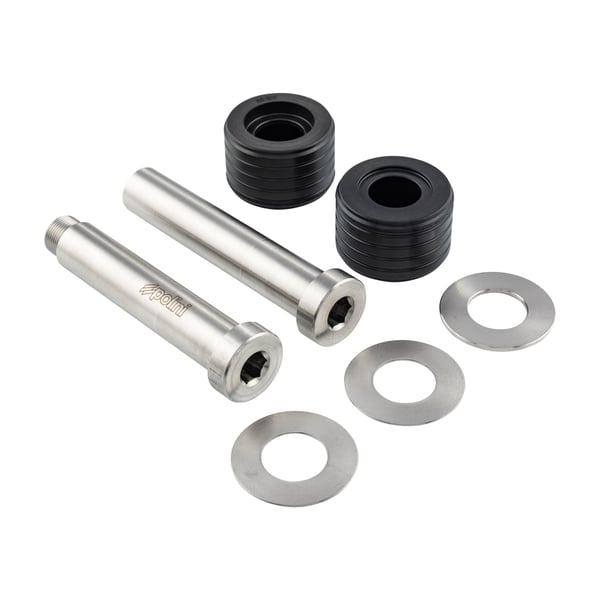 Silentgummi Kit Motorschwinge- links und rechts- schwarz- POLINI f�r Vespa 90 2-125-PV-ET3-PK80-125 S-PK125-ETS-N-XL2