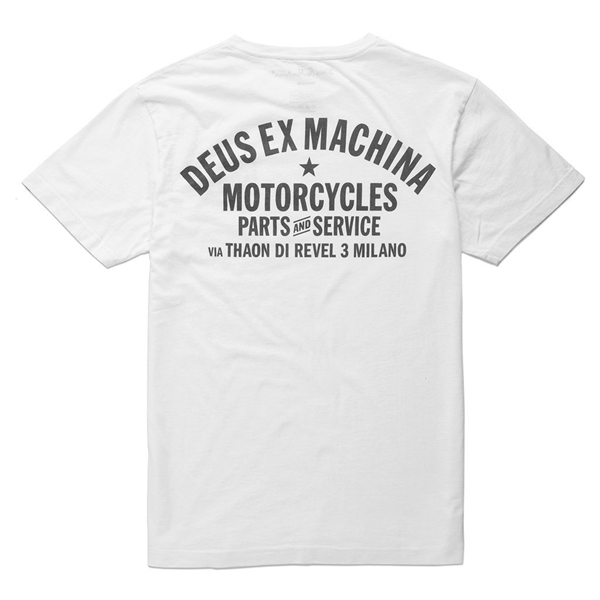 T-Shirt DEUS Milano Address Grsse: XXL fr Mnner fr Mnner unter Fahrzeuge & Teile > Fahrzeugersatzteile & -zubehr > Motorradzubehr