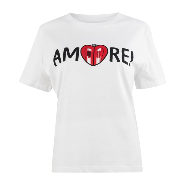 T-Shirt SIP AMORE mit Herz aus Vespa Seitenhauben Gr�sse: L f�r Frauen